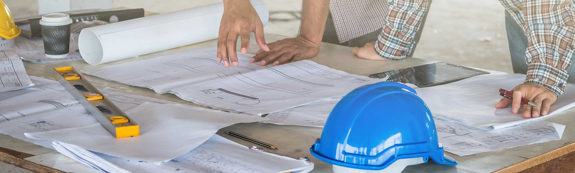 Hardhat and plans